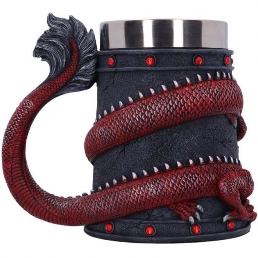 Nemesis Now Dragon Coil Roter Drachenkrug 16 cm