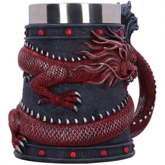 Nemesis Now Dragon Coil Roter Drachenkrug 16 cm