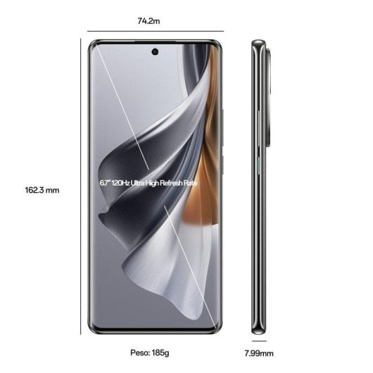 OPPO Reno10 5G 8GB 256GB 6.7" Gris Double SIM