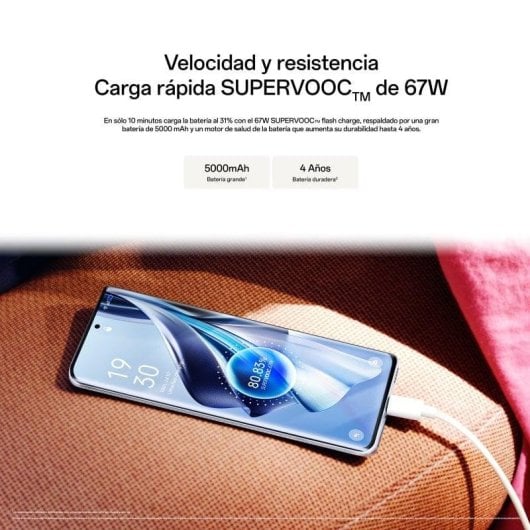 OPPO Reno10 5G 8GB 256GB 6.7" Gris Double SIM