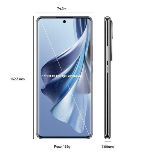 OPPO Reno10 5G 8GB 256GB 6.7" Bleu