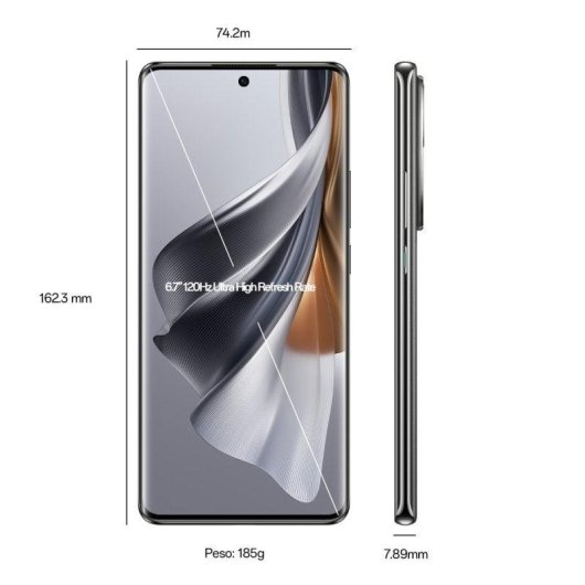 OPPO Reno10 Pro 5G 12GB 256GB 6.7" Gris