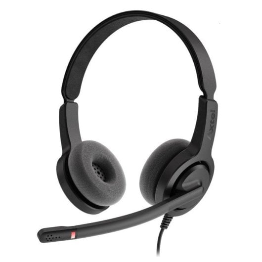 Axtel VOICE UC28 DUO NC Auriculares USB Negros