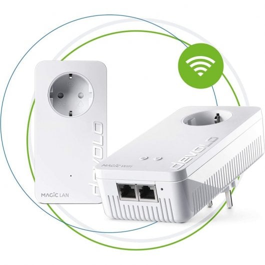 Devolo Magic 2 WiFi Starter Kit Conjunto com 2 Adaptadores Powerline