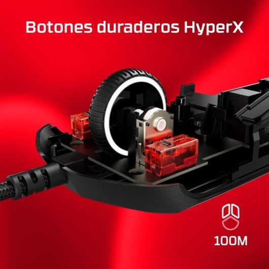 HyperX Pulsefire Haste 2 - Souris gaming (noir)