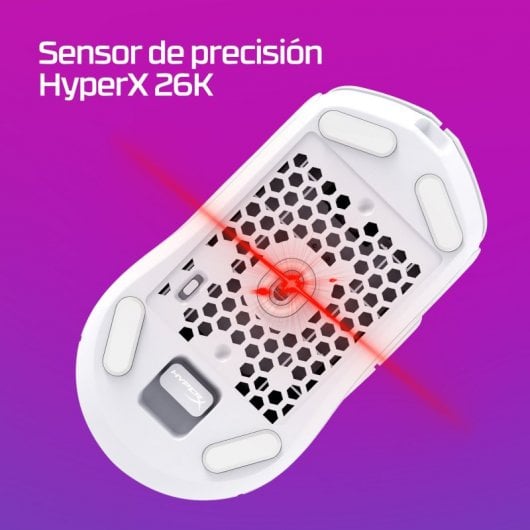 HyperX Pulsefire Haste 2 Wireless Ratón Gaming Inalámbrico RGB 26000 DPI Negro