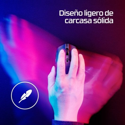 HyperX Pulsefire Haste 2 Wireless Ratón Gaming Inalámbrico RGB 26000 DPI Negro