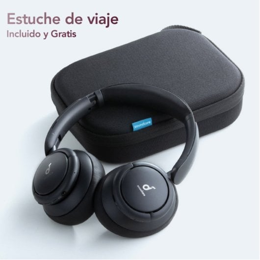 Cuffie wireless Soundcore Life Tune con microfono nere