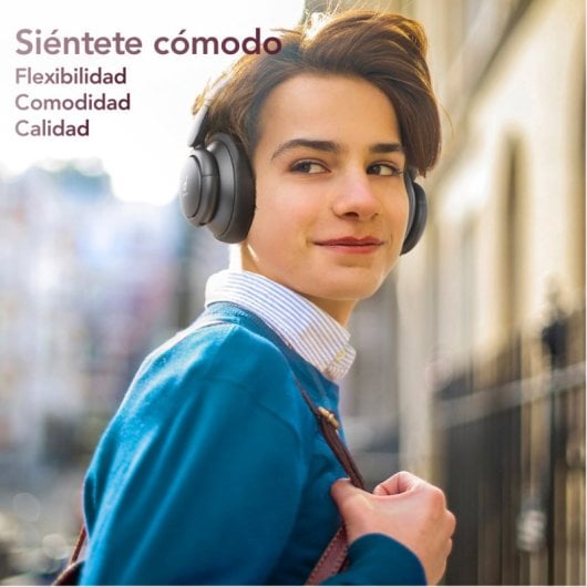 Cuffie wireless Soundcore Life Tune con microfono nere