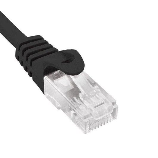 Cavo di rete Phasak PHK 1701 Cat.6 RJ45 UTP 1m Nero CCA AWG26