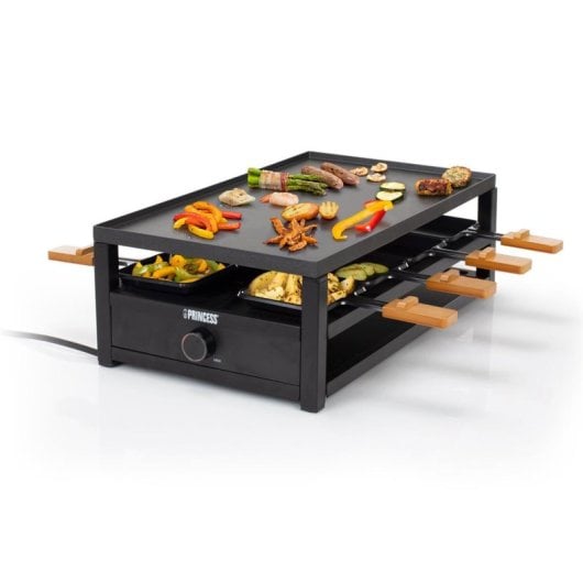 Princess 162655 Raclette 8 persone 1300 W Nero