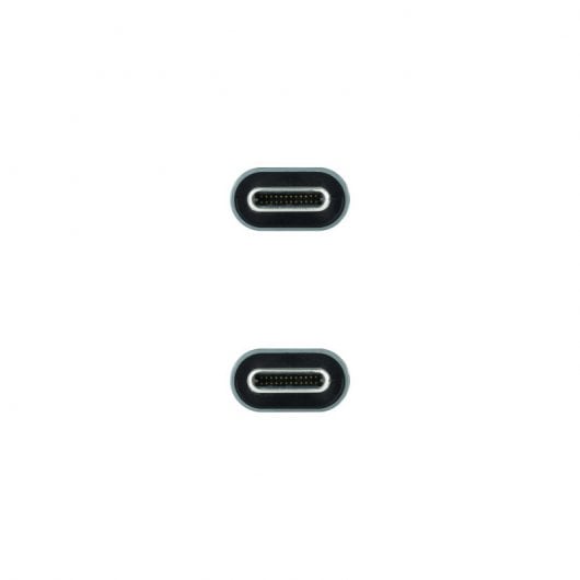 Nanocable Cable USB 3.2 Gen2 3m Negro/Gris