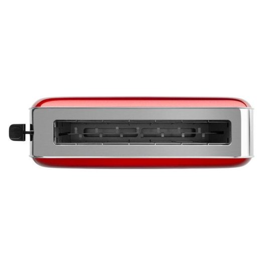 Torradeira vintage Orbegozo TOV 6200 1 ranhura comprida extralarga 850 W 6 níveis Descongelação Reaquecimento Vermelha