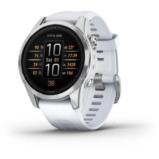 Smartwatch Garmin epix Pro (Gen 2) AMOLED 1.2" 32GB GPS Plata Blanco Resistente 10ATM
