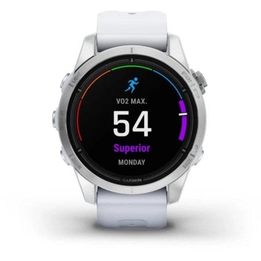 Smartwatch Garmin epix Pro (Gen 2) AMOLED 1.2" 32GB GPS Plata Blanco Resistente 10ATM