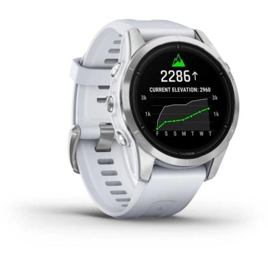 Smartwatch Garmin epix Pro (Gen 2) AMOLED 1.2" 32GB GPS Plata Blanco Resistente 10ATM