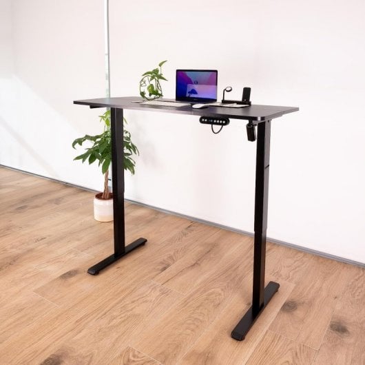 TooQ TQESSD22-BK Origami Mesa de Escritorio Eléctrica Ajustable Elevable Negra