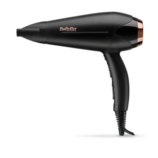 Sèche-cheveux Ionique BaByliss Turbo Shine 2200W 3 Températures 2 Vitesses avec Accessoires Noir