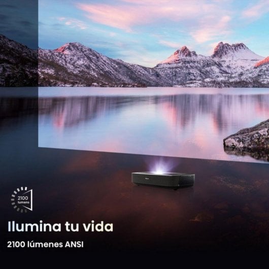 Proiettore Hisense PL1SE 4K UltraHD 2100 Lumen 120" Laser DLP Smart TV Tiro Ultracorto