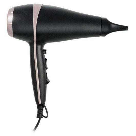Secador de Cabelo Iónico Tristar HD-2450 2200W 3 Temperaturas 2 Velocidades com Difusor Preto