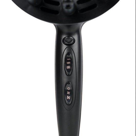Secador de Cabelo Iónico Tristar HD-2450 2200W 3 Temperaturas 2 Velocidades com Difusor Preto