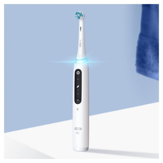 Escova de Dentes Oscilante Rotativa Oral-B iO5 5 Modos Sensor de Pressão 1 Cabeça Estojo Temporizador Inteligência Artificial