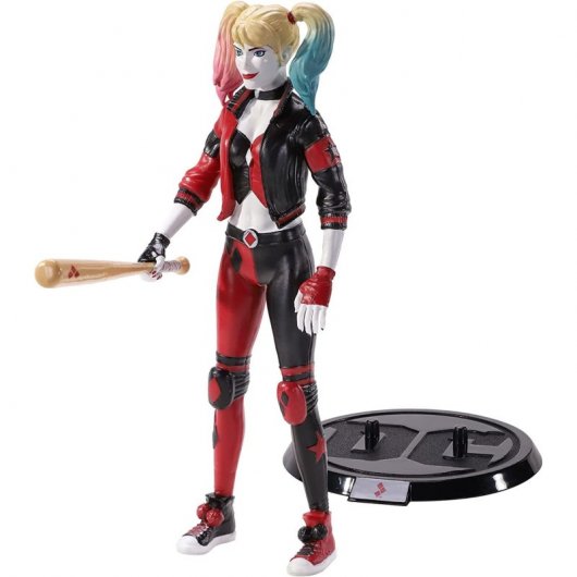Noble Collection DC Comics Figura Flexible de Harley Quinn
