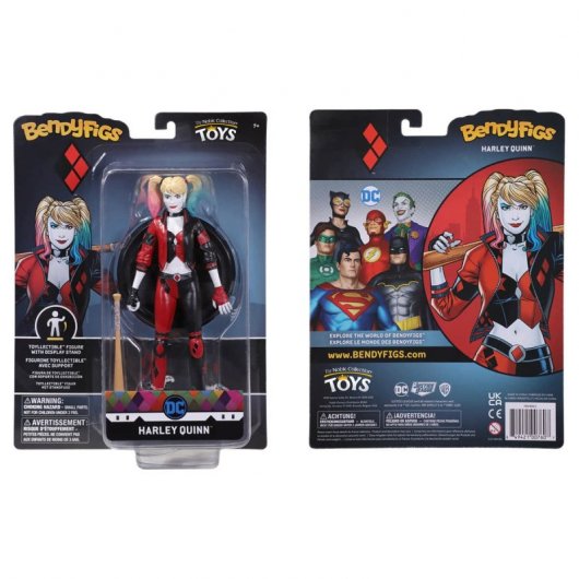 Noble Collection DC Comics Figura Flexible de Harley Quinn