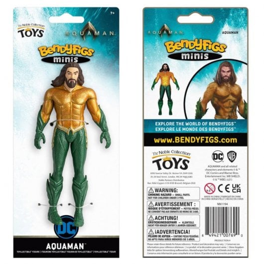 Noble Collection DC Comics Figura Flexible de Aquaman
