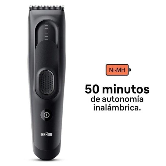 Braun Series 5 HC5330 Cortapelos Inalámbrico con 17 Ajustes de Longitud y 2 Peines