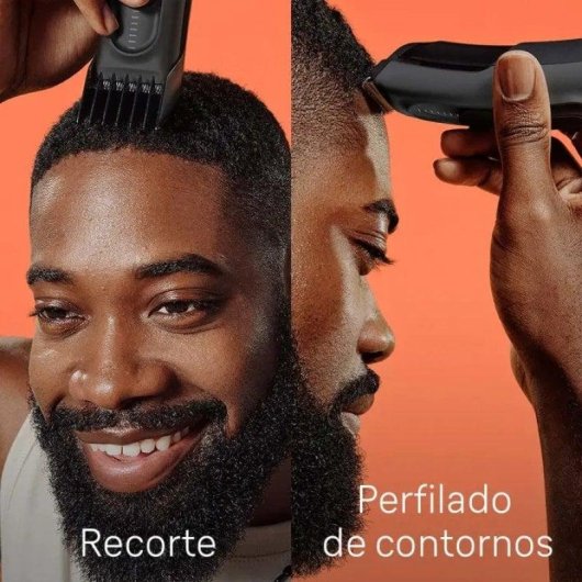 Braun Series 5 HC5330 Cortapelos Inalámbrico con 17 Ajustes de Longitud y 2 Peines