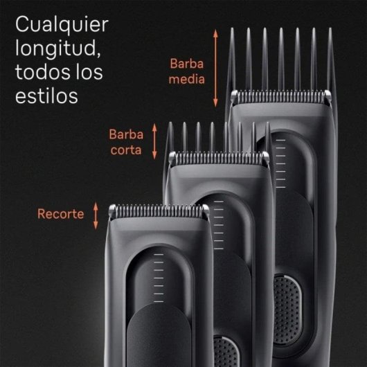 Braun Series 5 HC5330 Cortapelos Inalámbrico con 17 Ajustes de Longitud y 2 Peines