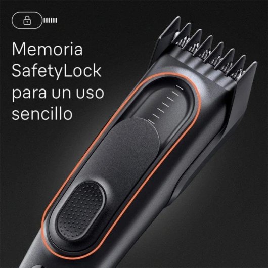 Braun Series 5 HC5330 Cortapelos Inalámbrico con 17 Ajustes de Longitud y 2 Peines