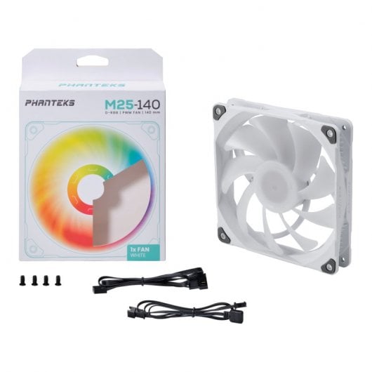Phanteks M25-140 Ventola aggiuntiva DRGB 140mm Bianca