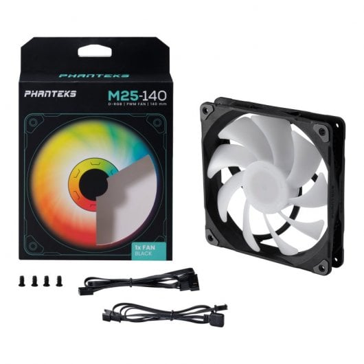 Ventola supplementare Phanteks M25-140 DRGB 140 mm Nera
