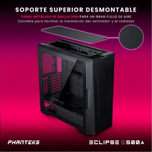 Phanteks Eclipse G500A DRGB Mid Tower in vetro temperato USB 3.0 Nero