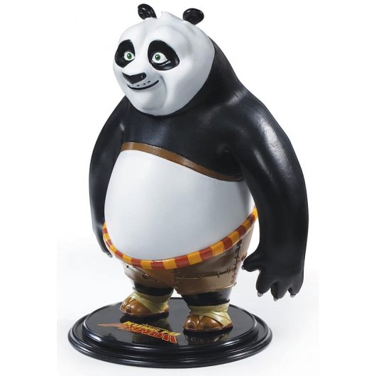 Noble Collection Kung Fu Panda Figura Flexible de Po 15cm