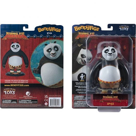 Noble Collection Kung Fu Panda Figura Flexible de Po 15cm