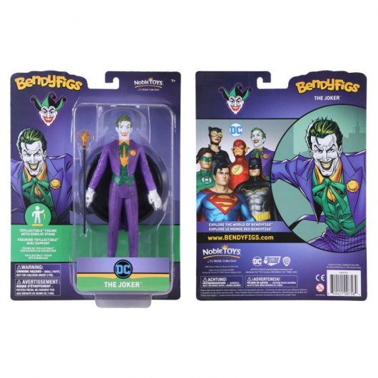 Noble Collection DC Comics Figura Flexible de Joker 19cm
