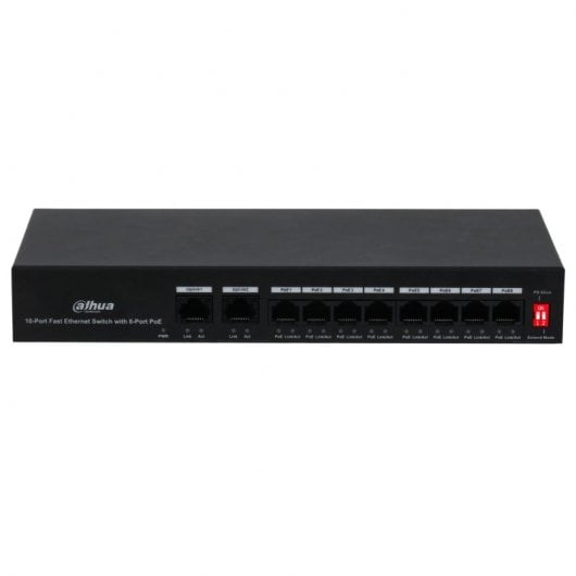 Dahua Technology DH-PFS3010-8ET-65 Switch 10 Porte Fast Ethernet 8 Porte PoE