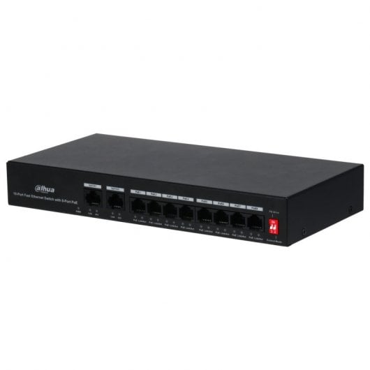 Dahua Technology DH-PFS3010-8ET-65 Switch 10 Porte Fast Ethernet 8 Porte PoE