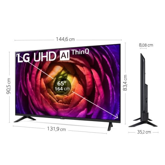 LG UHD 65UR73006LA.AEUQ TV 165,1 cm (65") 4K Ultra HD Smart TV Wi-Fi Nero