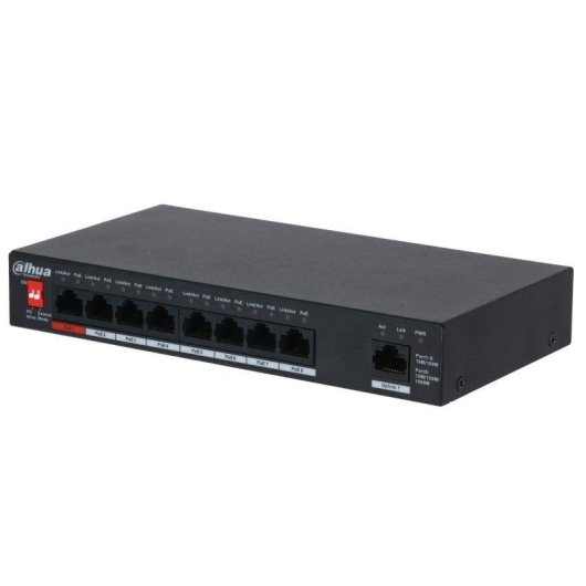 Switch Dahua Technology DH-PFS3009-8ET1GT-96 8 ports PoE Fast Ethernet + 1 Gigabit