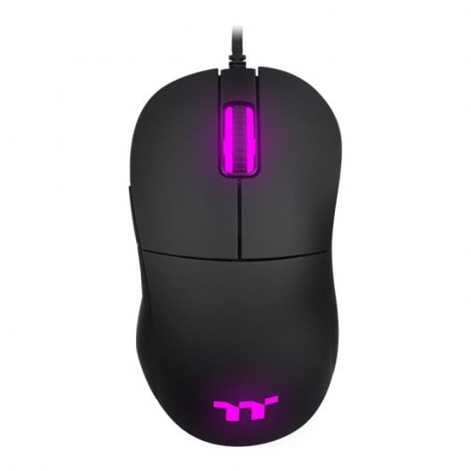 Thermaltake DAMYSUS RGB Mouse da gioco ottico ergonomico RGB 16000 DPI Nero