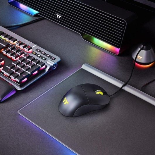 Ratón Thermaltake DAMYSUS RGB USB 16000 DPI Negro RGB 6 Botones Gaming