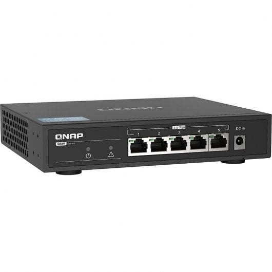 QNAP QSW-1105-5T Switch não gerenciável 5 portas Gigabit Ethernet preto