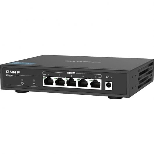 QNAP QSW-1105-5T Switch não gerenciável 5 portas Gigabit Ethernet preto