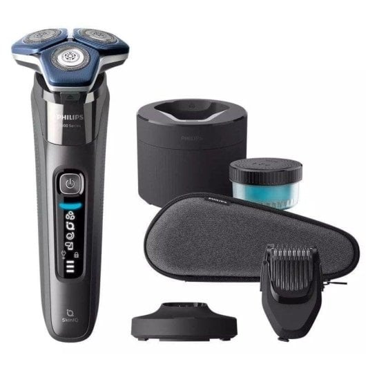Rasoio Elettrico Viso Philips Shaver Series 7000 S7887/58 Senza Filo 60min Funzionamento a Umido Testine Flessibili Ricarica Rapida