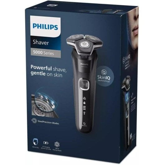 Rasoir Visage Philips Shaver Series 5000 S5898/35 Sans Fil 60min Sec et Humide 3 Lames