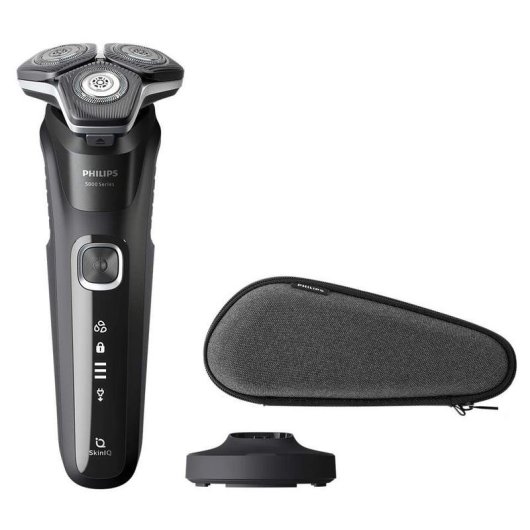 Rasoir Visage Philips Shaver Series 5000 S5898/35 Sans Fil 60min Sec et Humide 3 Lames